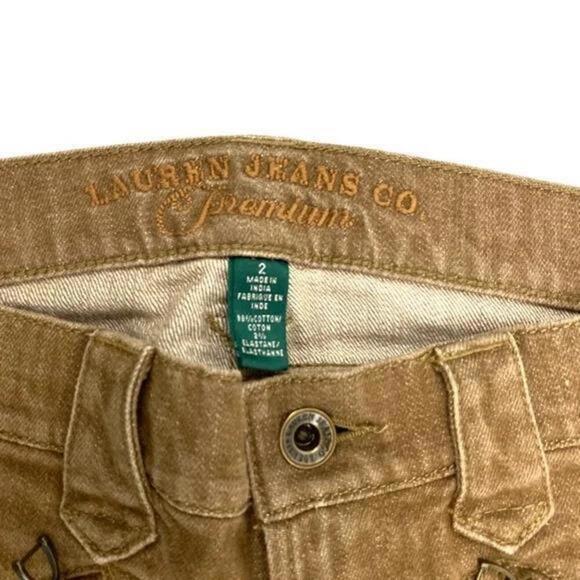 Lauren Jeans Co Skinny Women's size 2 Brown Denim jeans - Picture 4 of 4